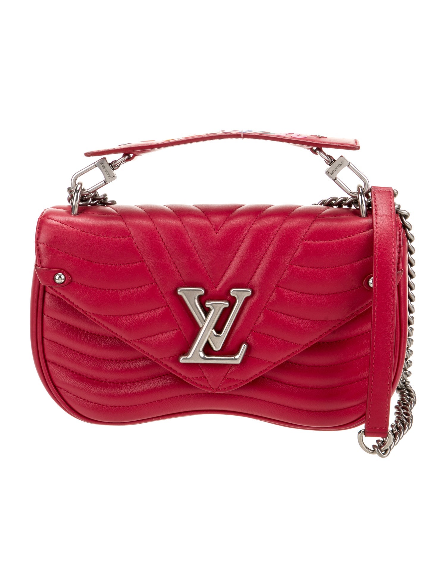 Louis Vuitton Leather New Wave Chain Bag MM