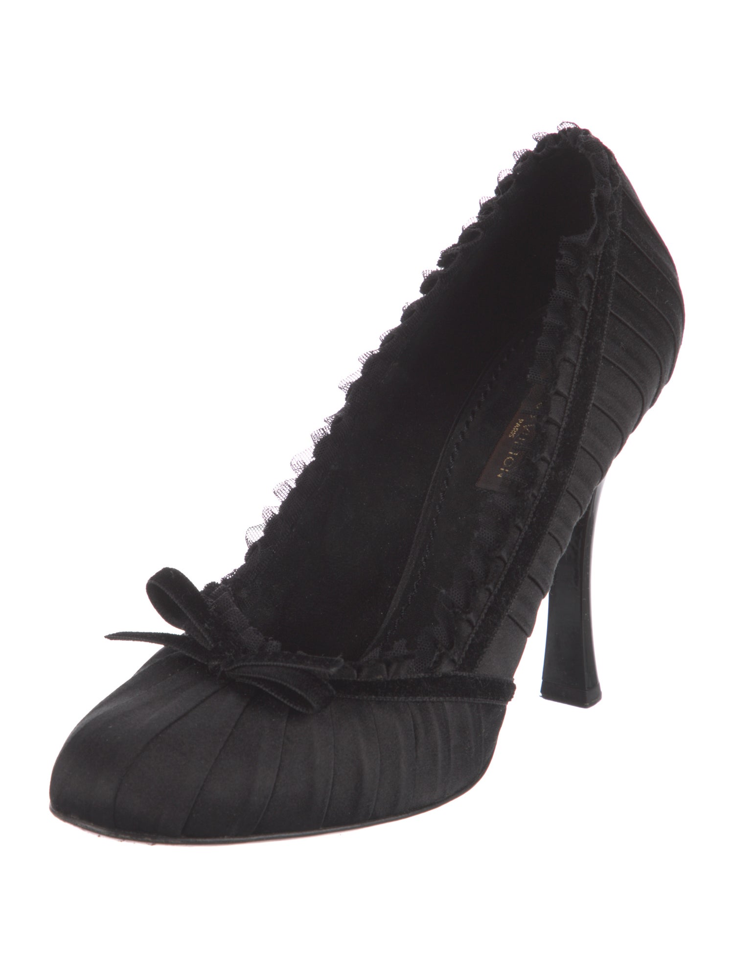 Louis Vuitton LV Monogram Satin Pumps