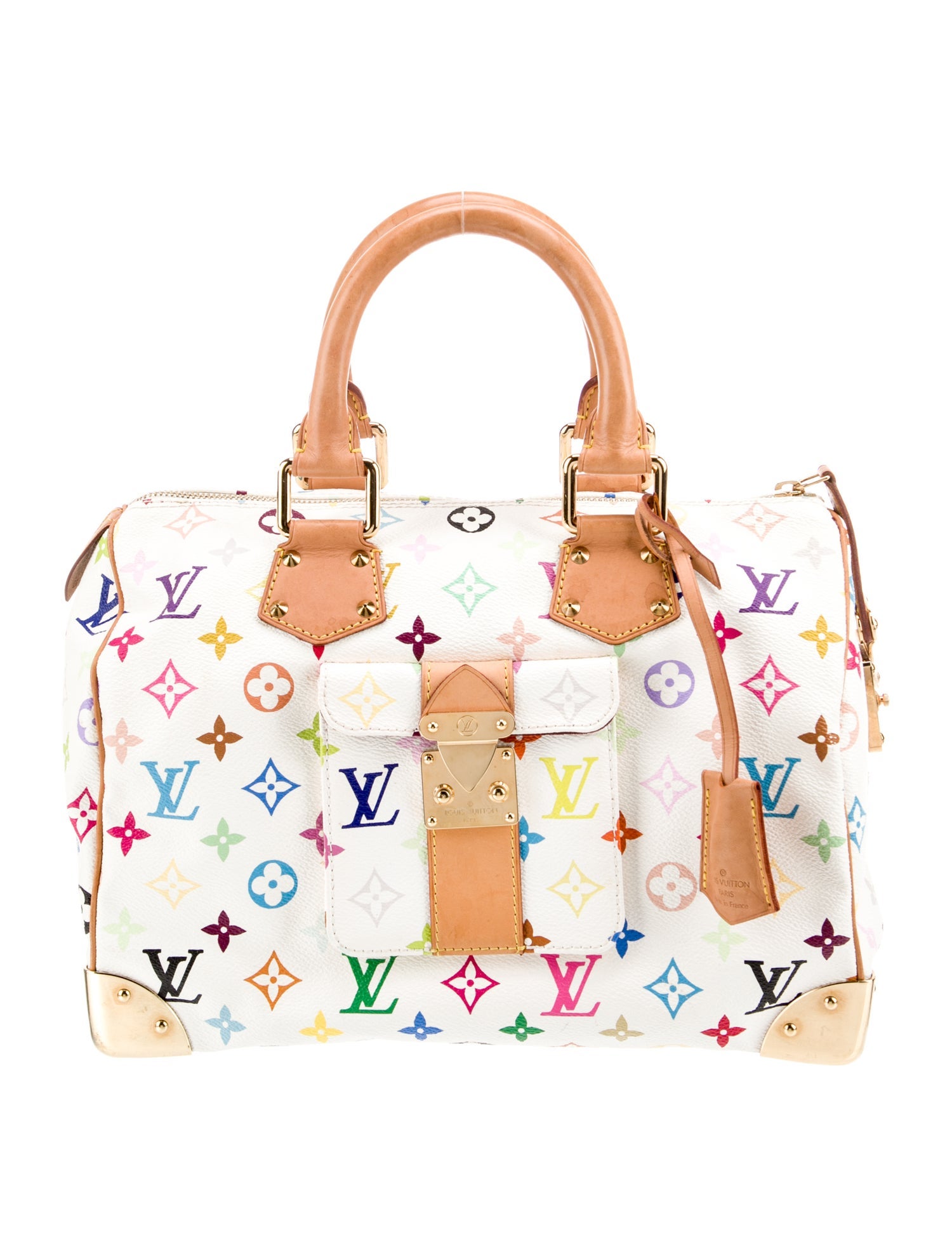Louis Vuitton Multicolore Monogram Speedy 30 Vintage