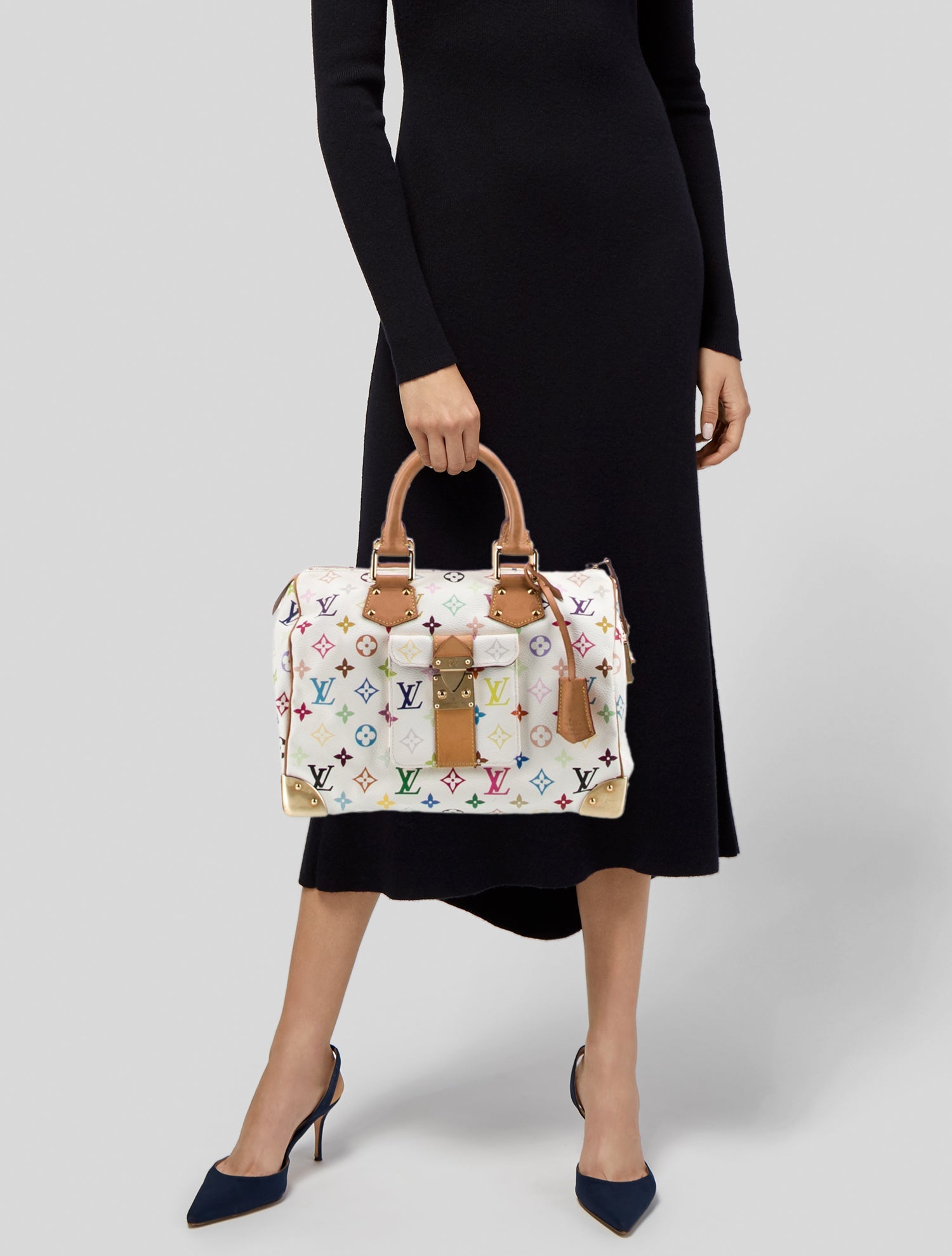 Louis Vuitton Multicolore Monogram Speedy 30 Vintage