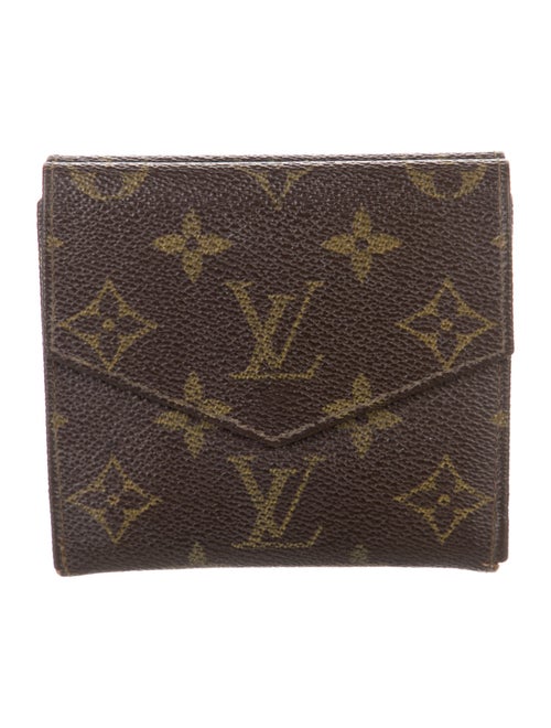 Louis Vuitton LV Monogram Coated Canvas Elise Wallet