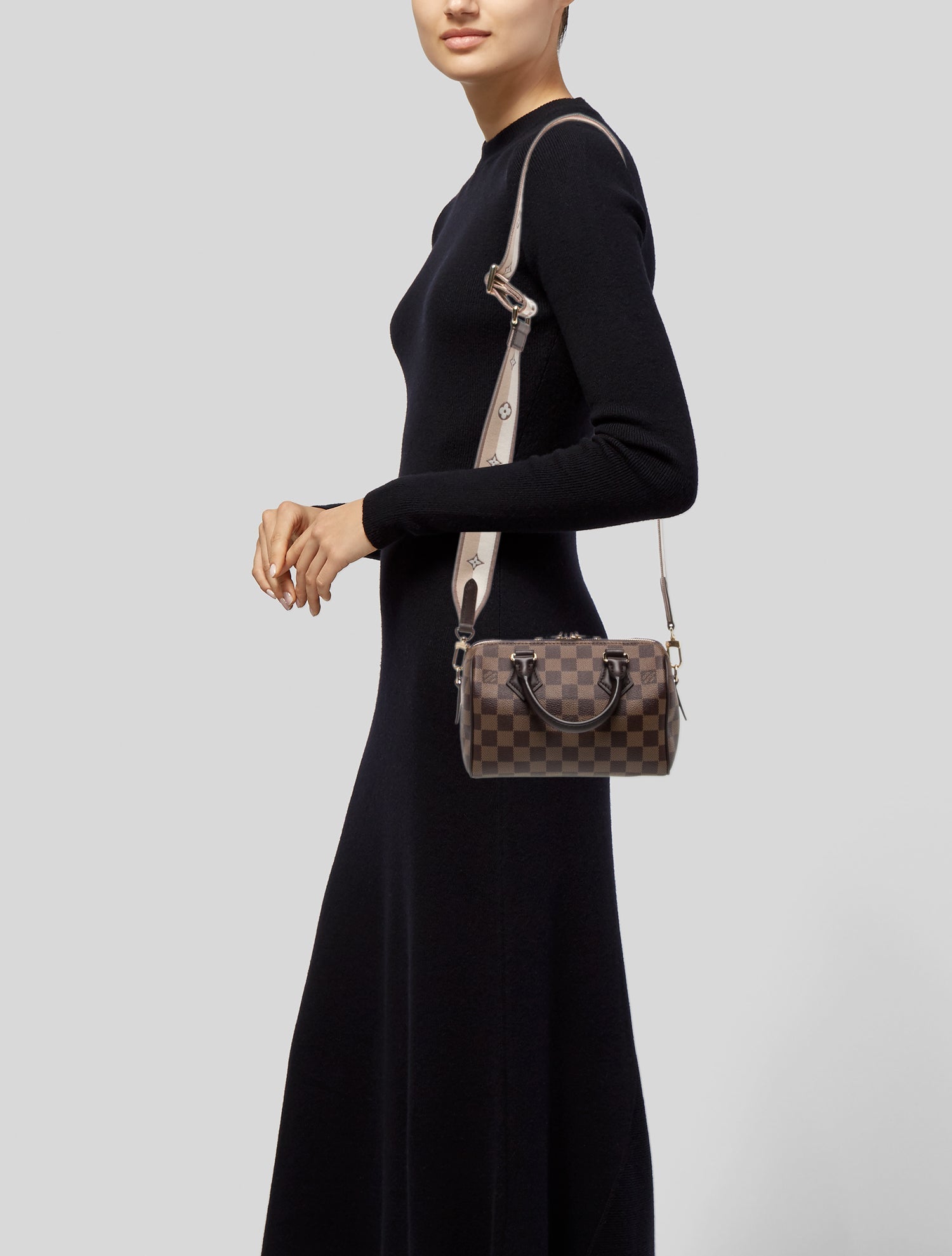 Louis Vuitton Damier Ebene Speedy Bandouliere 20