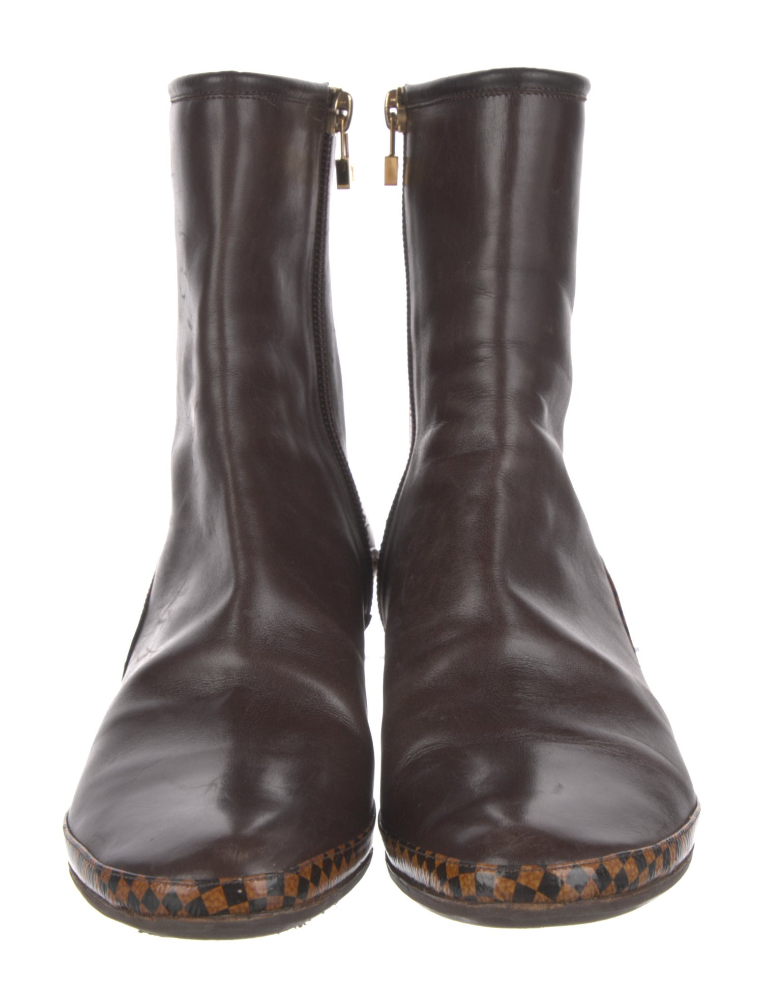 Louis Vuitton Leather Boots