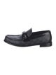 Louis Vuitton Damier Graphite Pattern Leather Trim Embellishment Loafers