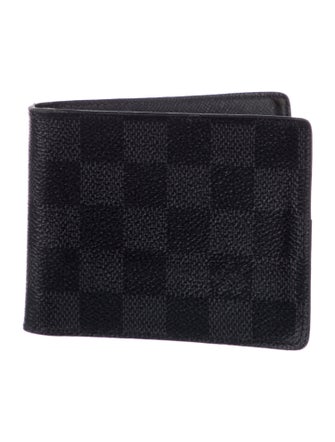 Louis Vuitton 2018 Damier Graphite Pattern Multiple Wallet
