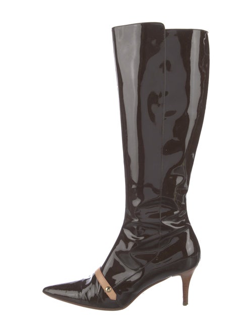 Louis Vuitton LV Monogram Patent Leather Boots