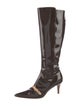 Louis Vuitton LV Monogram Patent Leather Boots