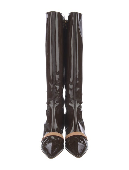 Louis Vuitton LV Monogram Patent Leather Boots