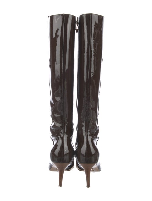 Louis Vuitton LV Monogram Patent Leather Boots