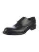 Louis Vuitton Damier Ebene Pattern Leather Derby Shoes