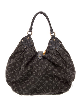 Louis Vuitton LV Monogram Mahina Hobo XL