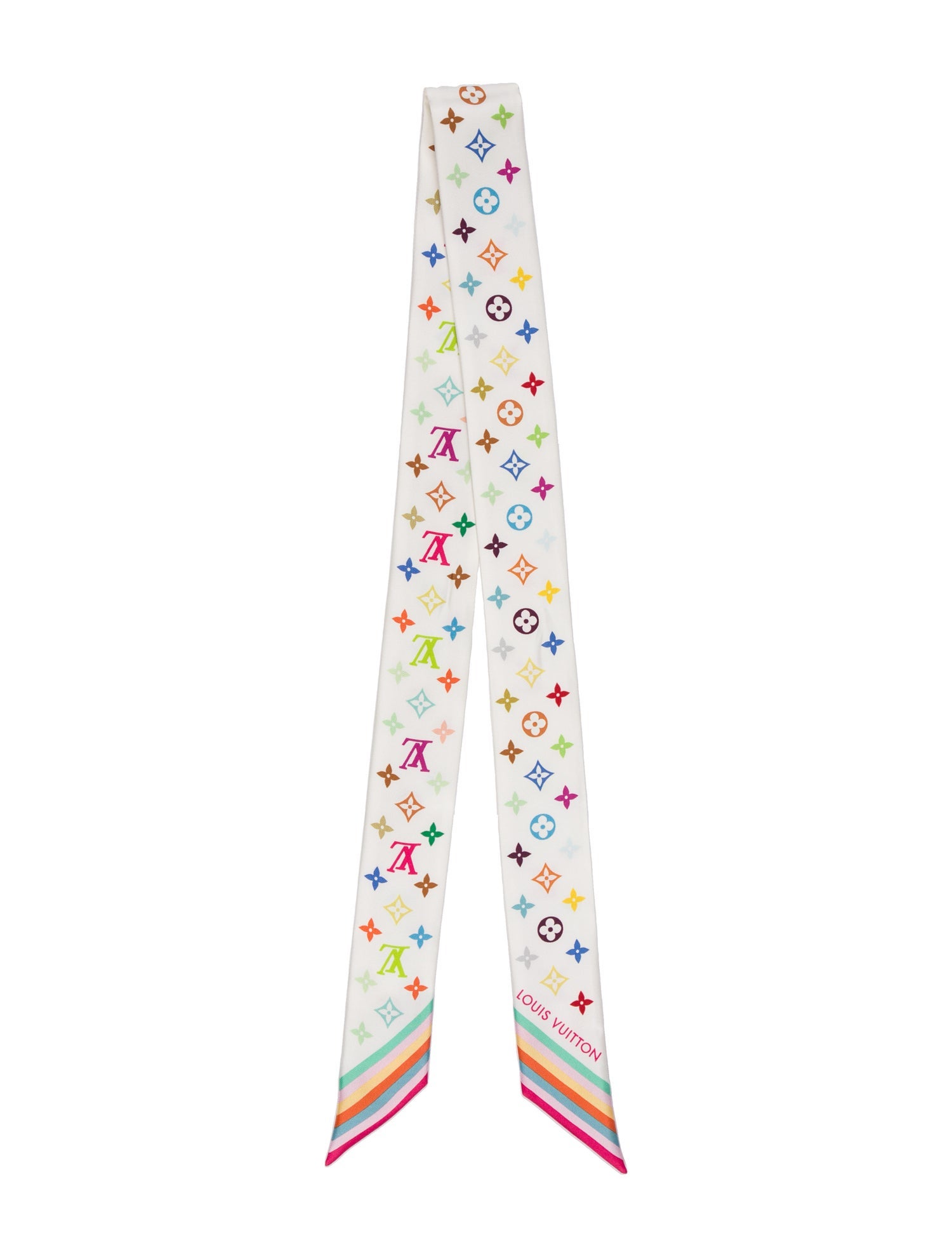 Louis Vuitton 2025 Multicolore Monogram Pattern Scarf