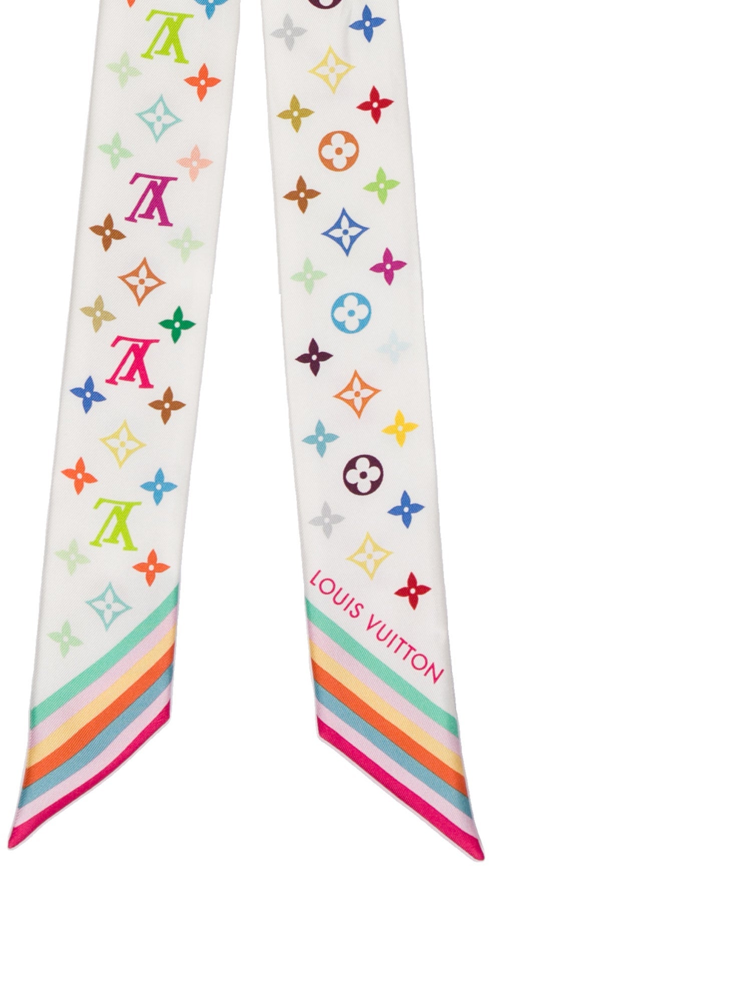 Louis Vuitton 2025 Multicolore Monogram Pattern Scarf