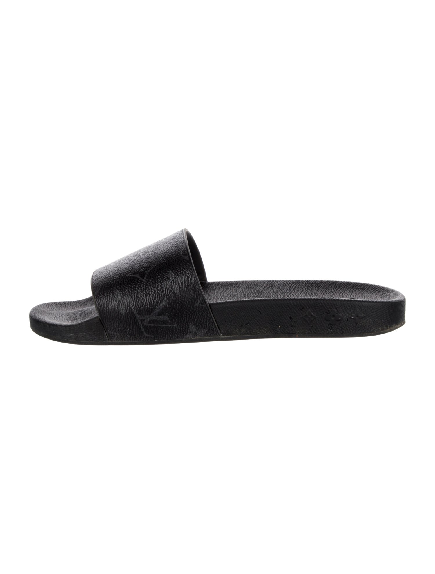 Louis Vuitton LV Monogram Rubber Slides