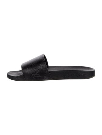 Louis Vuitton LV Monogram Rubber Slides
