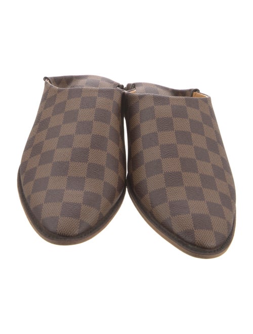 Louis Vuitton Damier Ebene Pattern Slides
