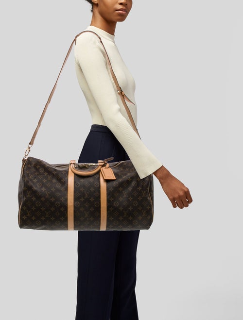 Louis Vuitton LV Monogram Keepall Bandouliere 50
