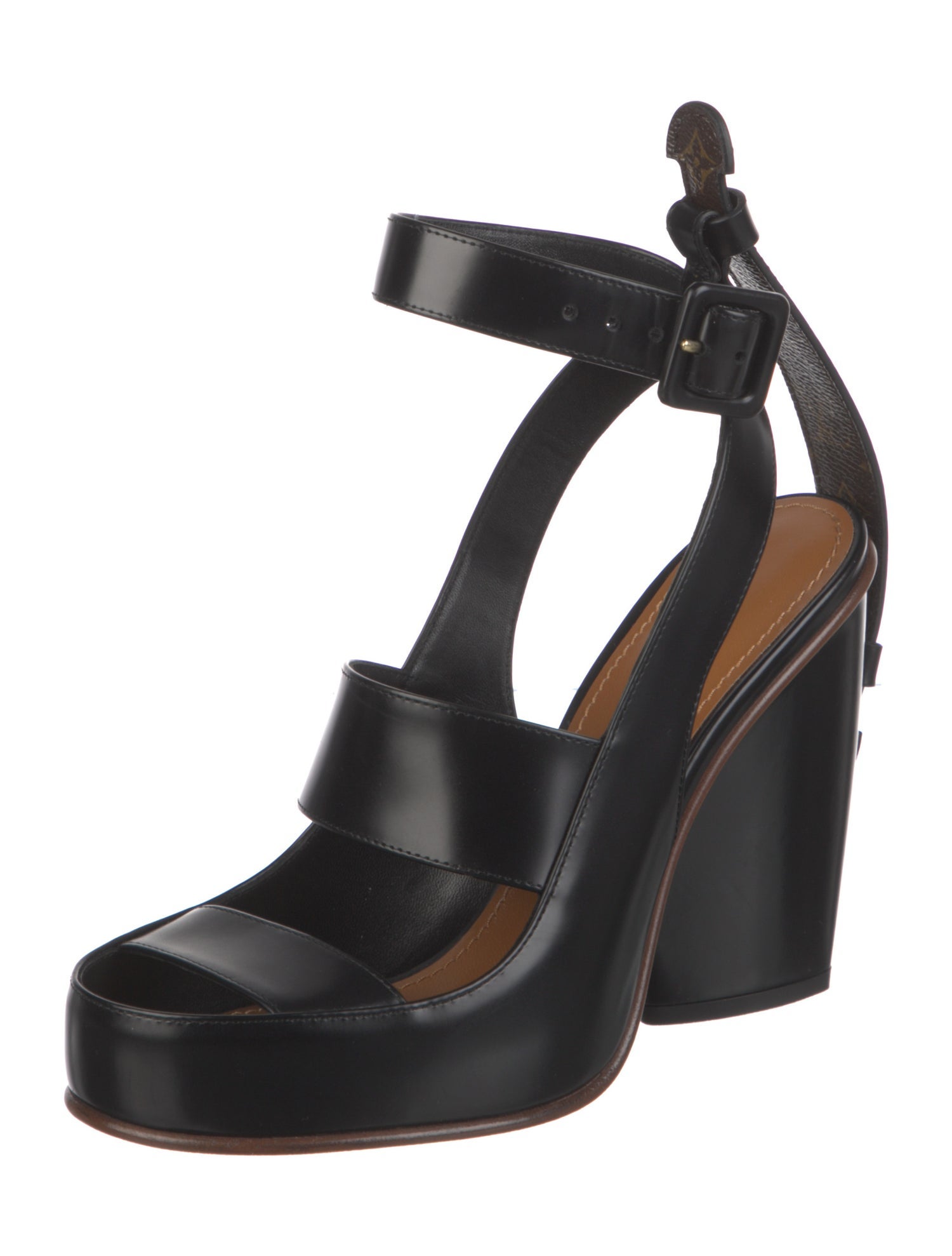 Louis Vuitton LV Monogram Leather Sandals