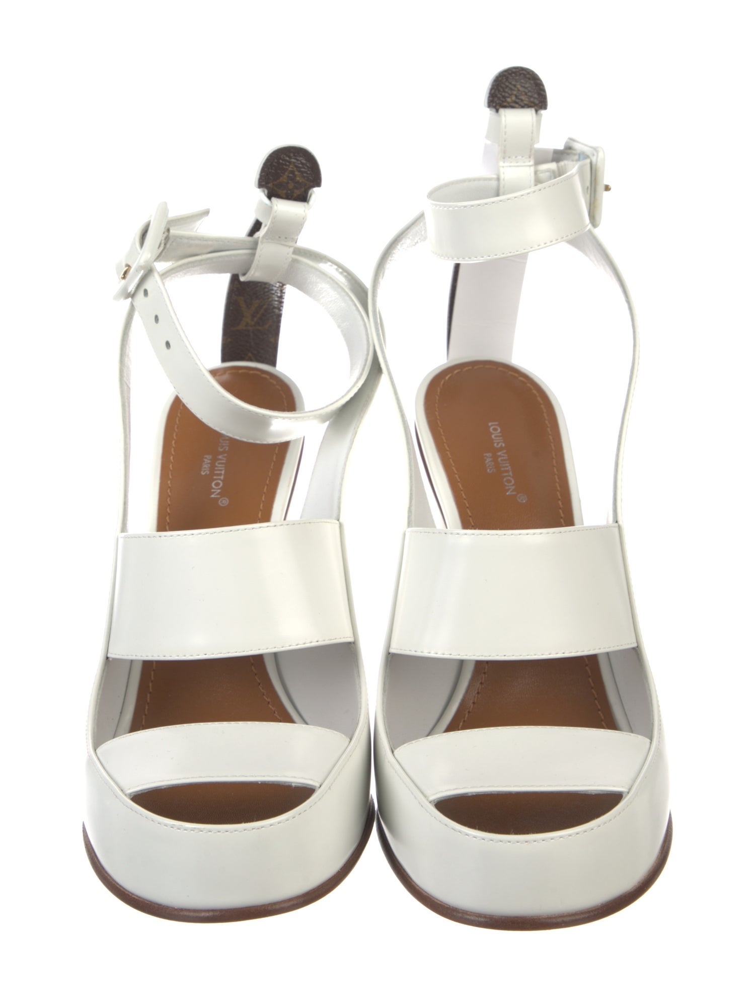Louis Vuitton Trinity Patent Leather Sandals