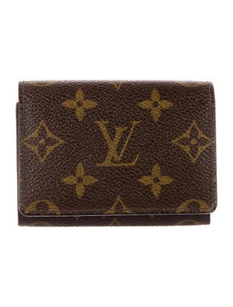 Louis Vuitton LV Monogram Coated Canvas Card Case