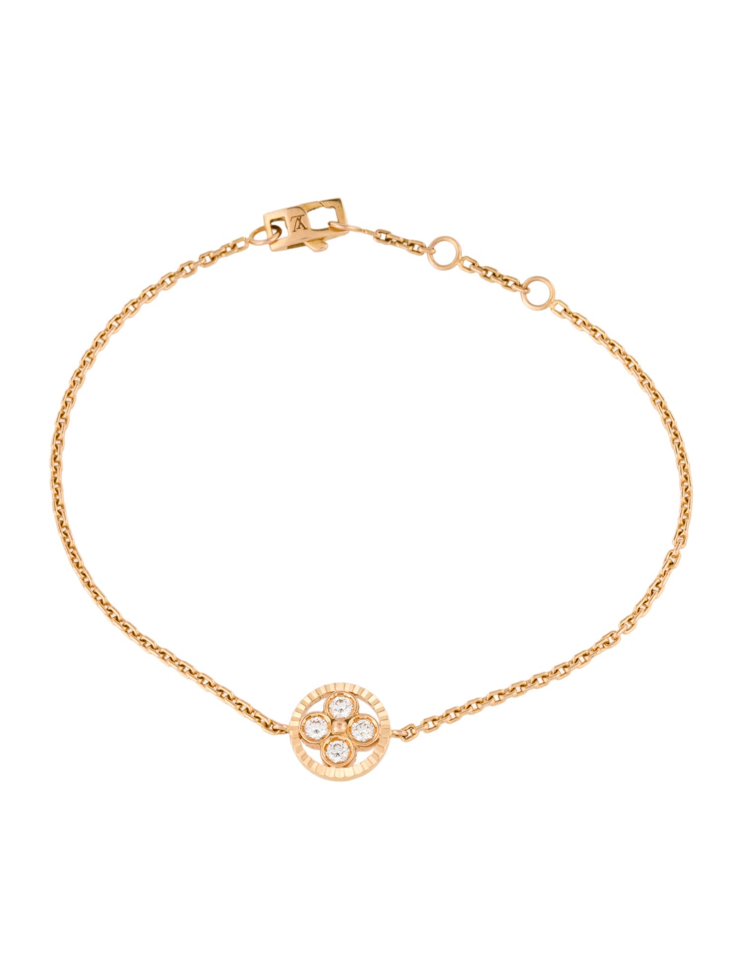 Louis Vuitton 18K Diamond Sun Blossom Station Bracelet