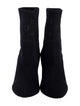 Louis Vuitton LV Monogram Embroidered Accent Sock Boots