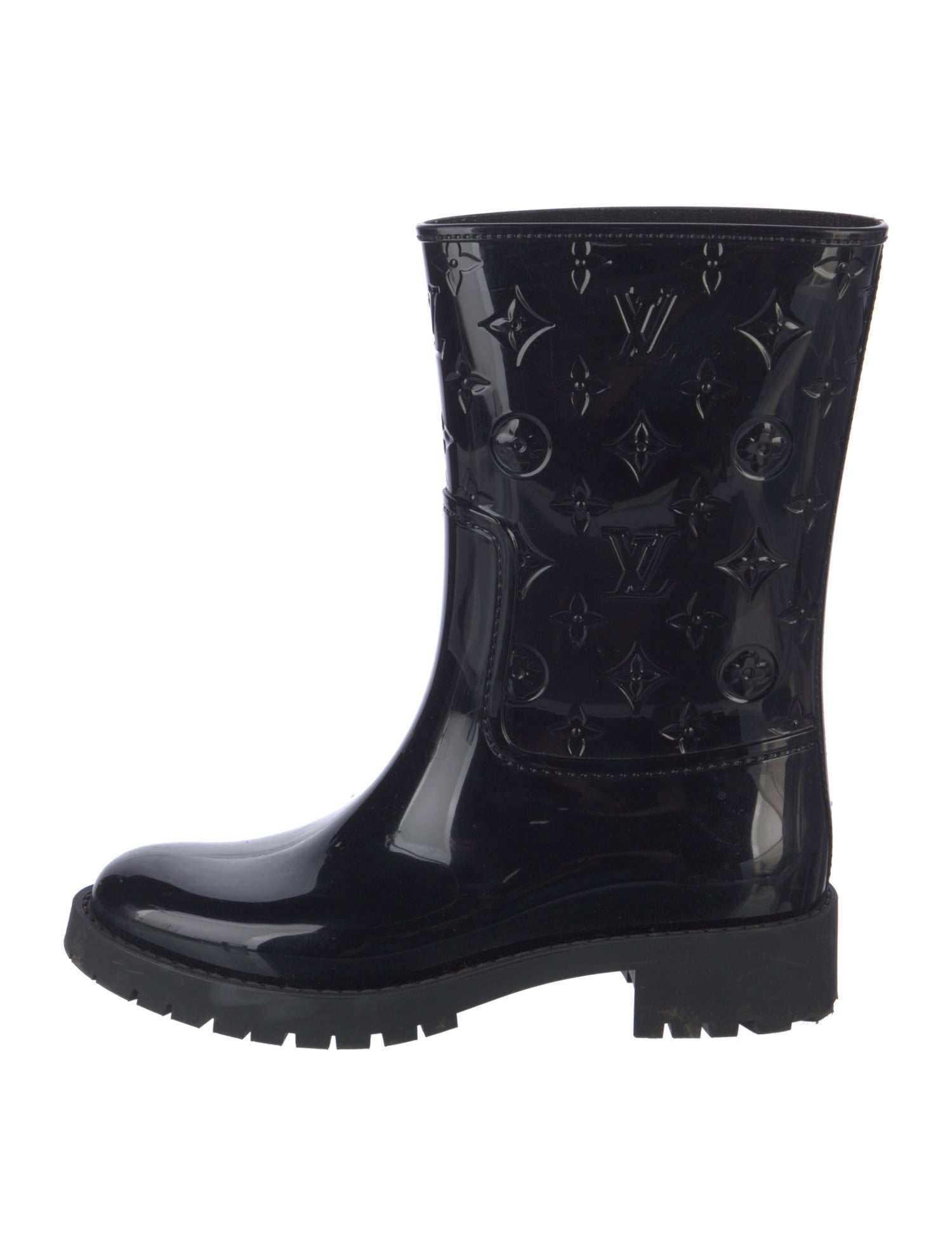 Louis Vuitton LV Monogram Rubber Rain Boots