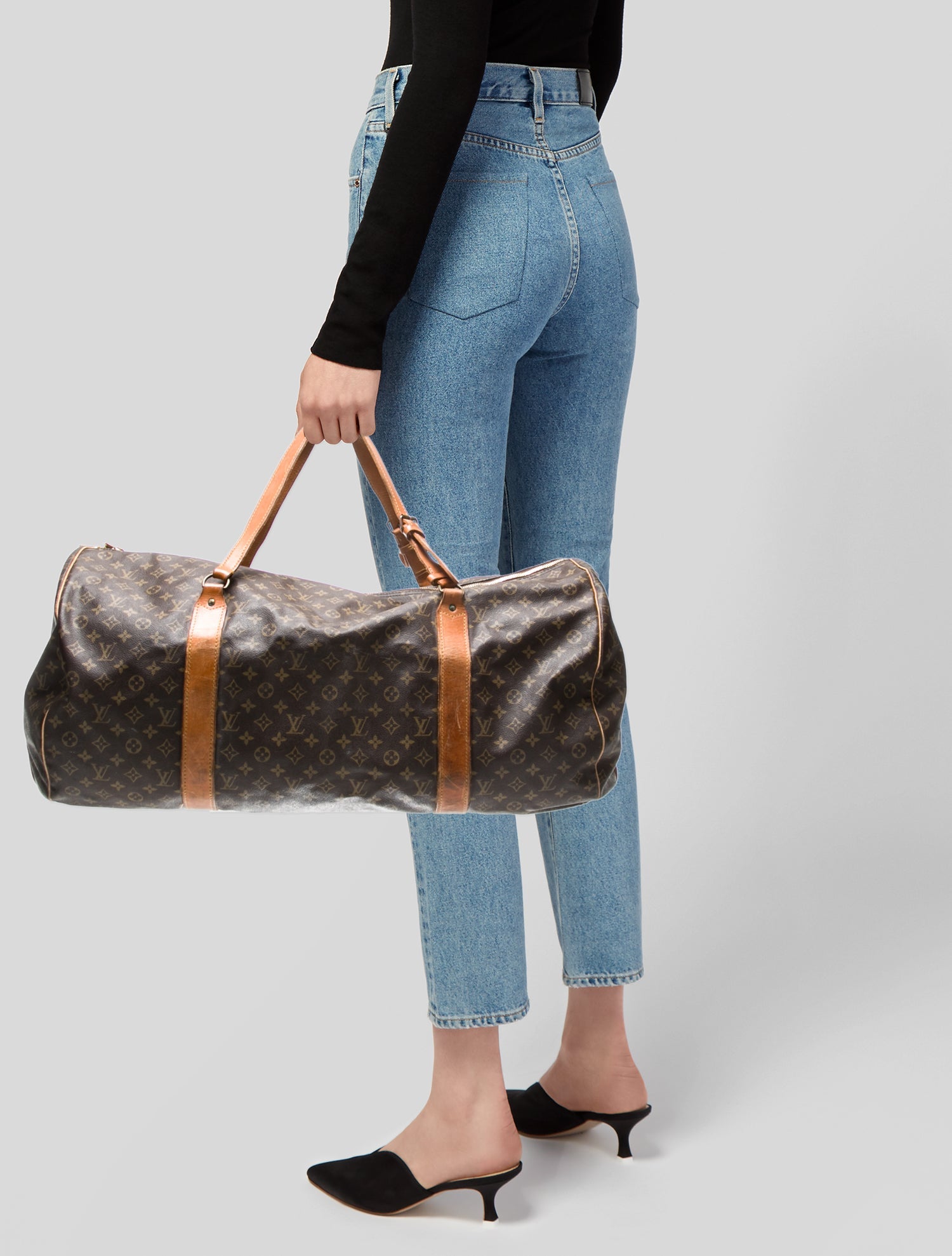 Louis Vuitton LV Monogram Sac Polochon 55