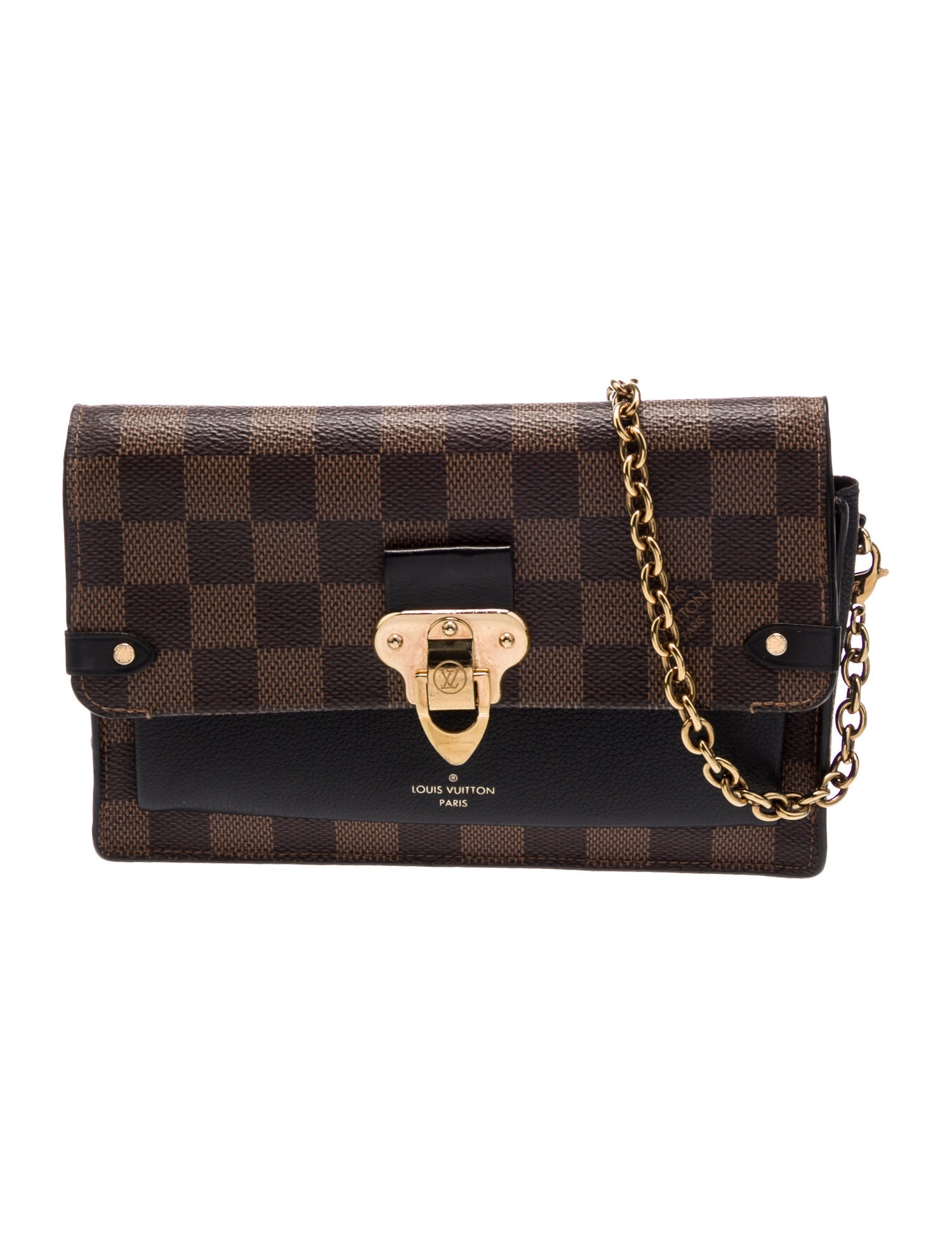 Louis Vuitton Damier Ebene Vavin Wallet on Chain