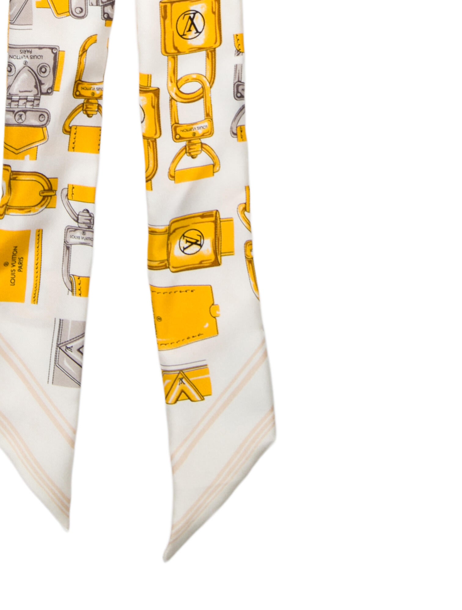 Louis Vuitton Padlock Silk Bandeau