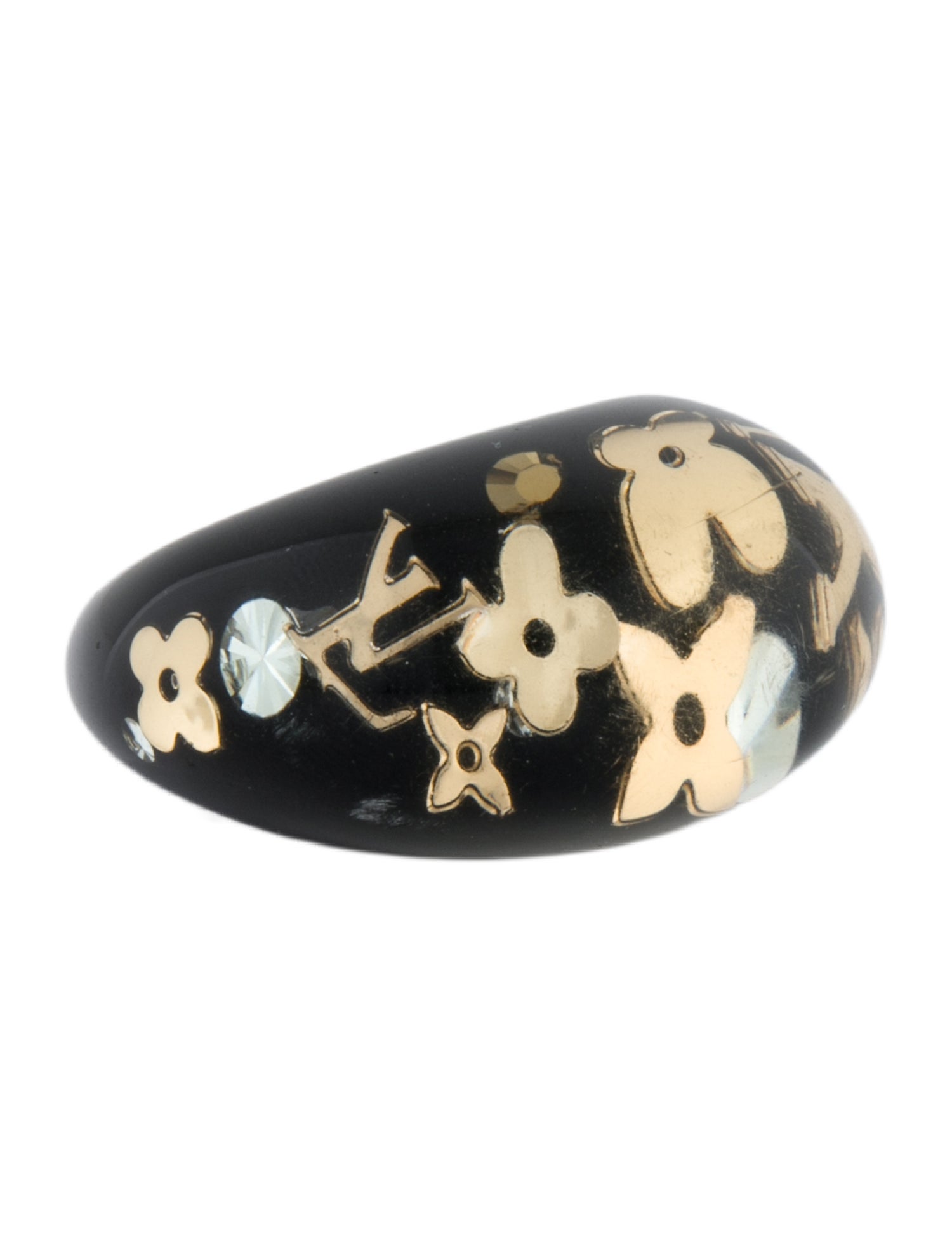 Louis Vuitton Crystal & Resin Inclusion Ring
