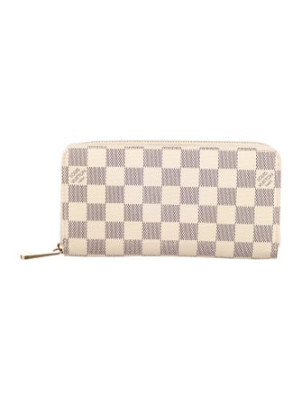 Louis Vuitton 2015 Damier Azur Pattern Zippy Wallet