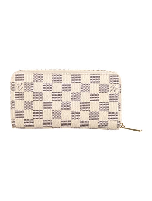 Louis Vuitton 2015 Damier Azur Pattern Zippy Wallet