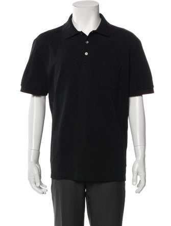 Louis Vuitton 2021 Damier Graphite Pattern Polo Shirt