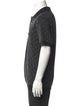 Louis Vuitton Monogram Pattern Crew Neck Polo Shirt