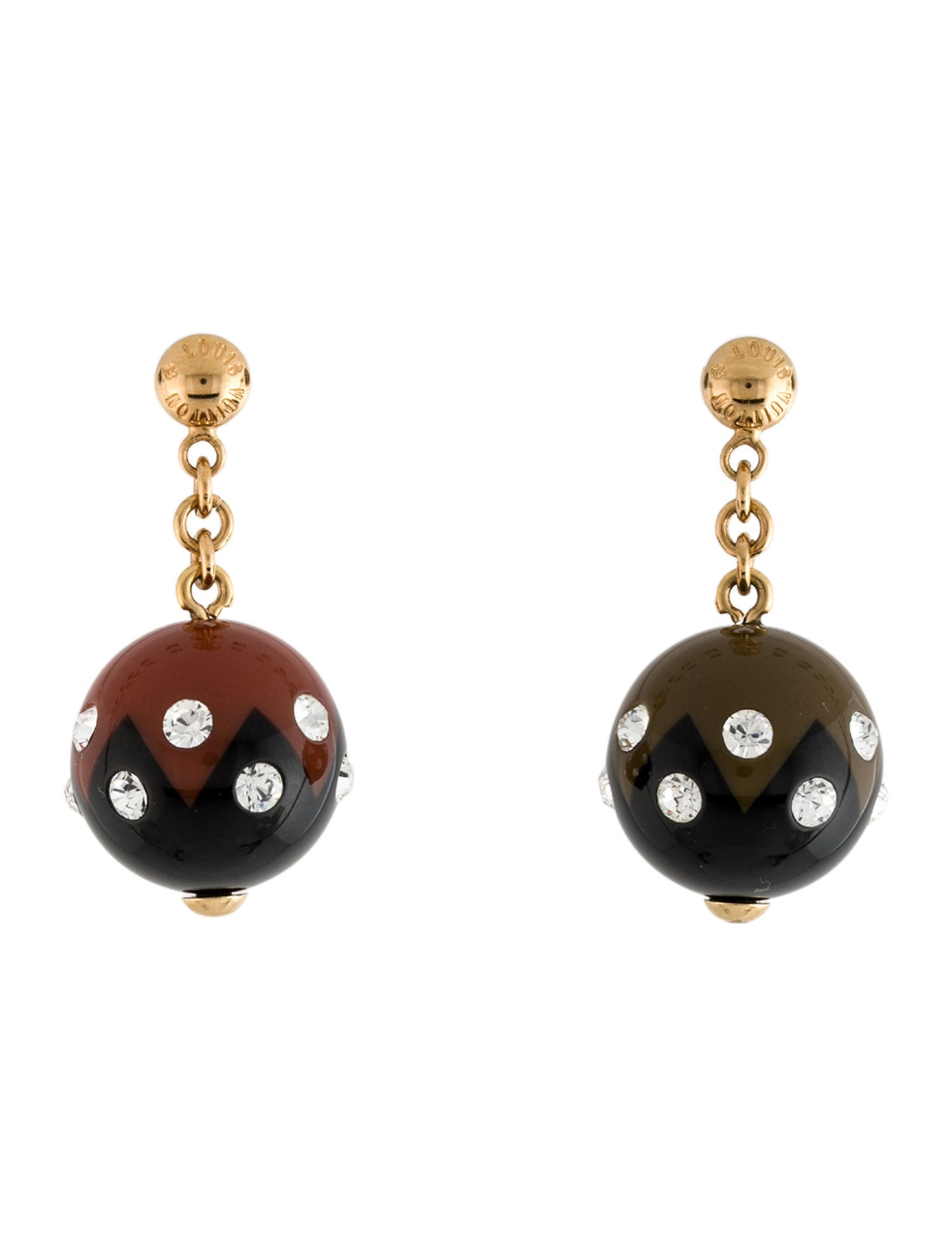 Louis Vuitton Book of Reille Drop Earrings