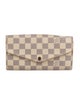 Louis Vuitton 2019-2020 Damier Azur Pattern Sarah Wallet