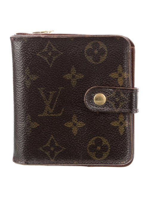 Louis Vuitton LV Monogram Coated Canvas Compact Zippé Wallet