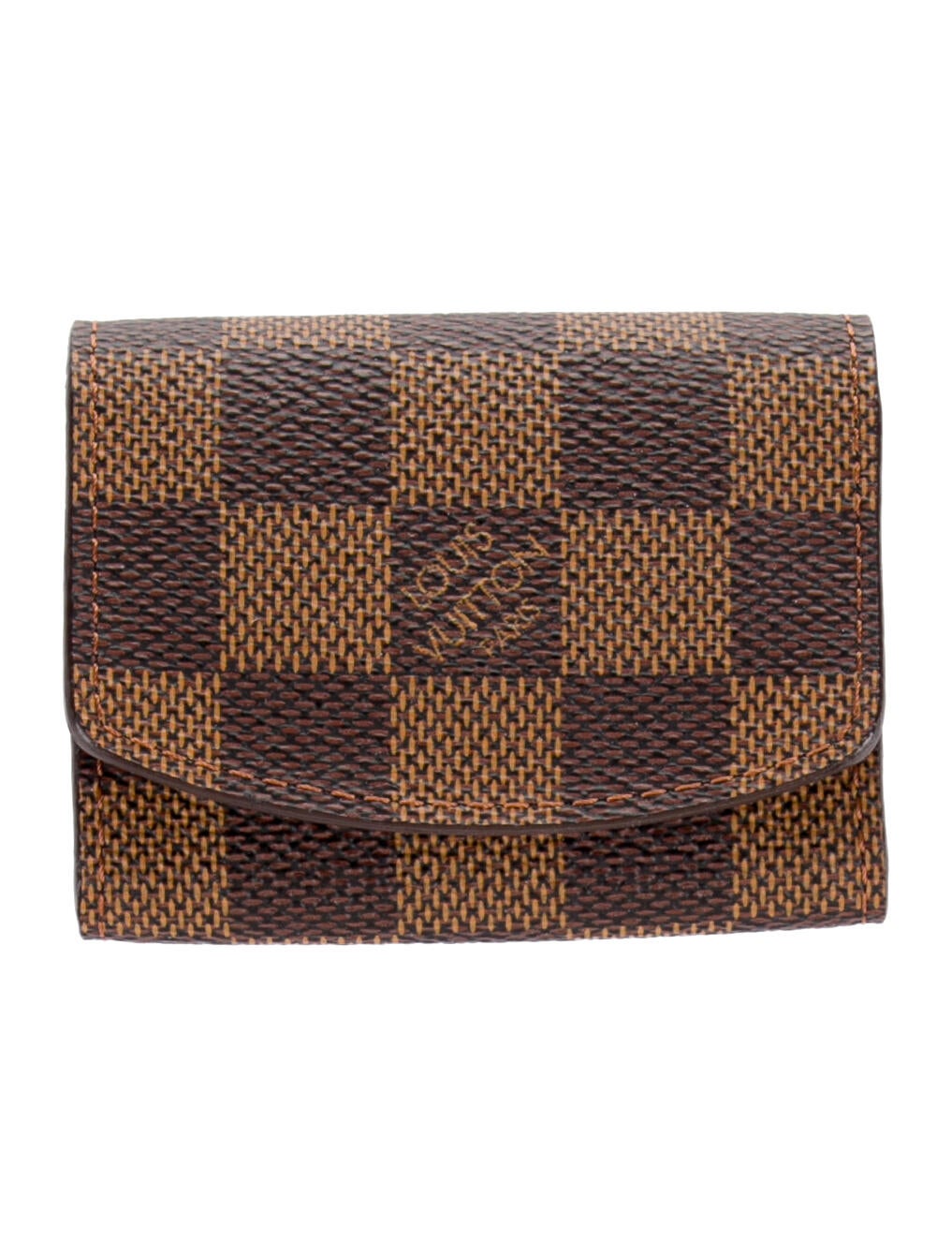 Louis Vuitton Damier Ebene Cufflink Holder