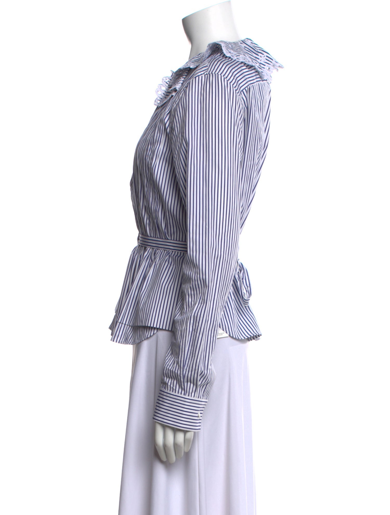 Louis Vuitton 2022 Striped Button-Up Top