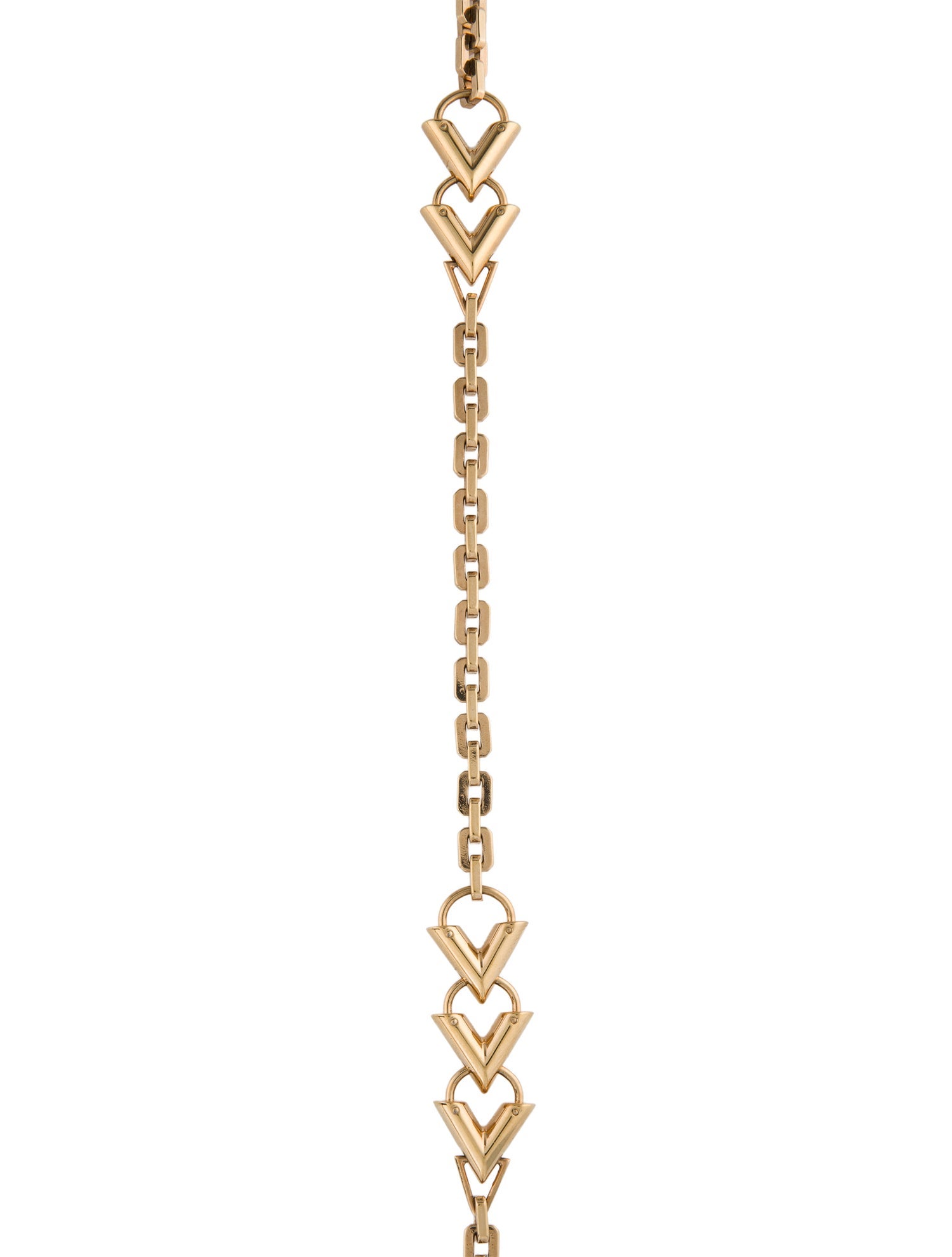 Louis Vuitton V Long Station Necklace