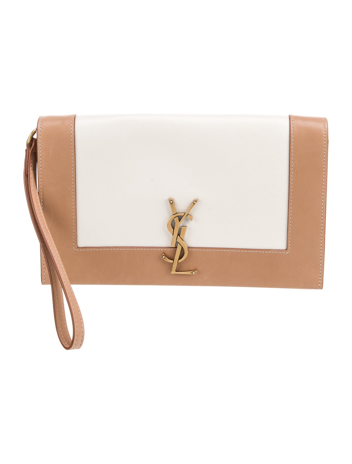 Saint Laurent Leather Clutch