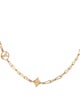Louis Vuitton Logo Chain Link Necklace