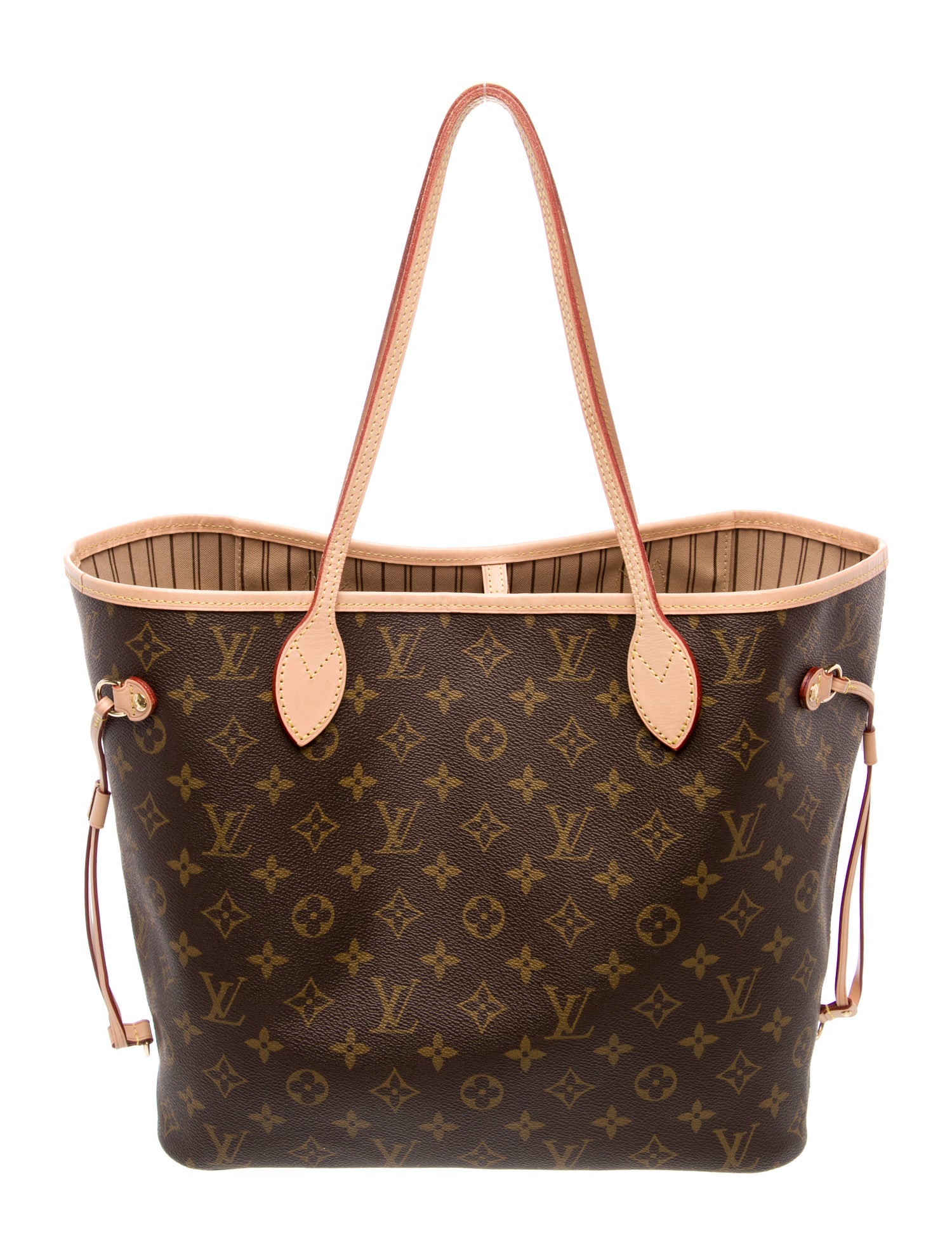 Louis Vuitton LV Monogram Neverfull w/Pouch MM