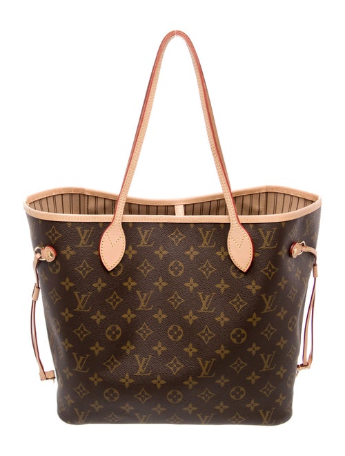 Louis Vuitton LV Monogram Neverfull w/Pouch MM