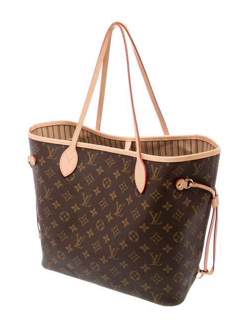 Louis Vuitton LV Monogram Neverfull w/Pouch MM