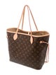 Louis Vuitton LV Monogram Neverfull w/Pouch MM