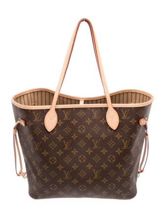 Louis Vuitton LV Monogram Neverfull w/Pouch MM