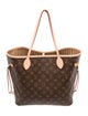 Louis Vuitton LV Monogram Neverfull w/Pouch MM