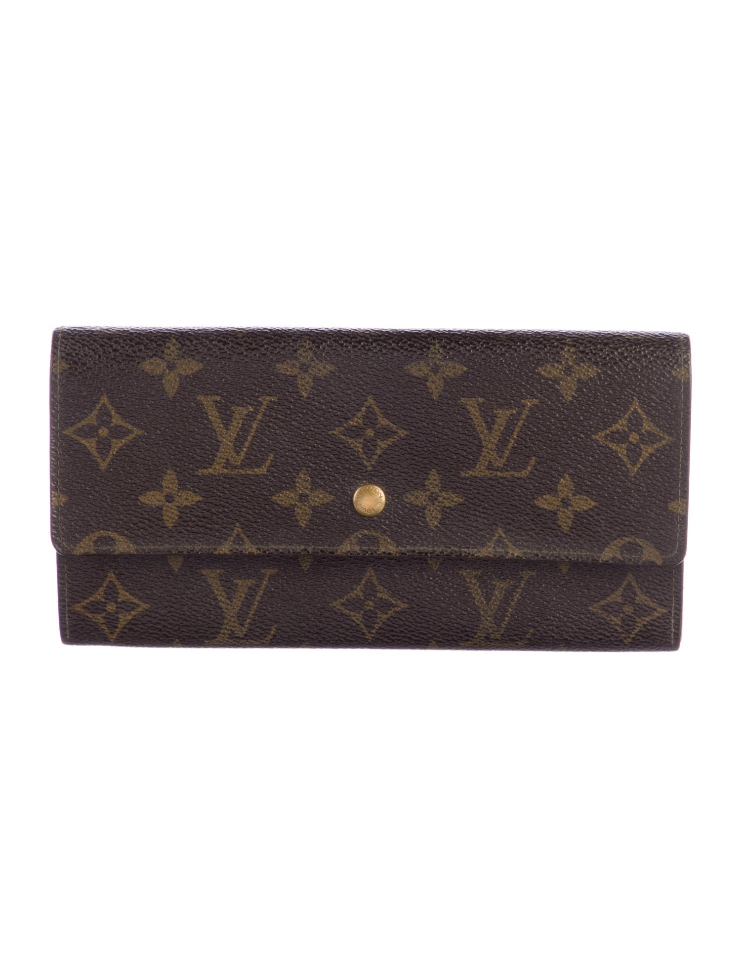 Louis Vuitton 1991 LV Monogram Sarah Wallet